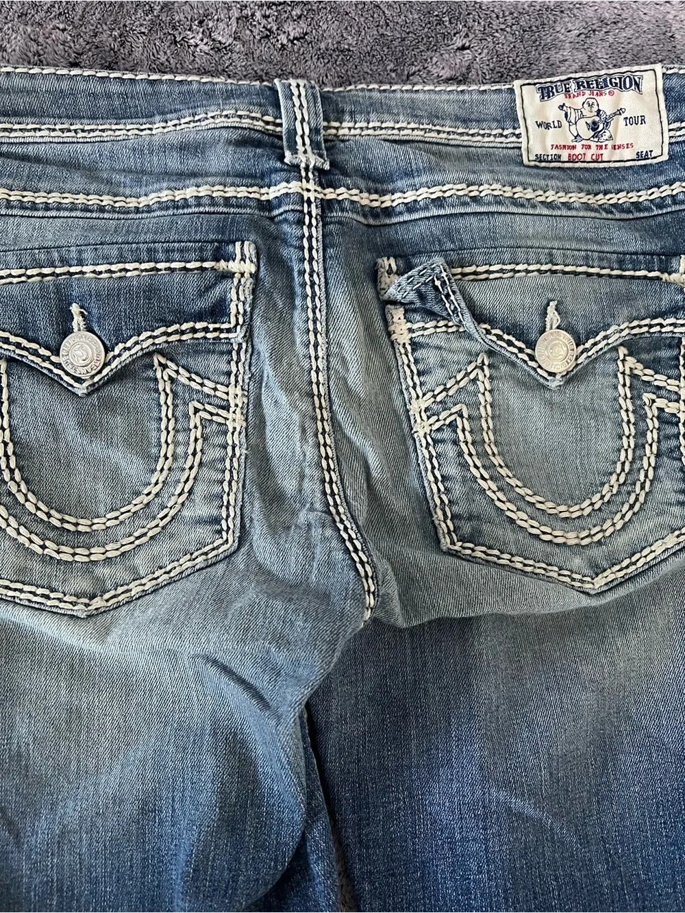 True Religion Billy Super T Flap Bootcut Jeans Size 29